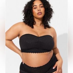 Unlined 4-Way Stretch Lace Bandeau